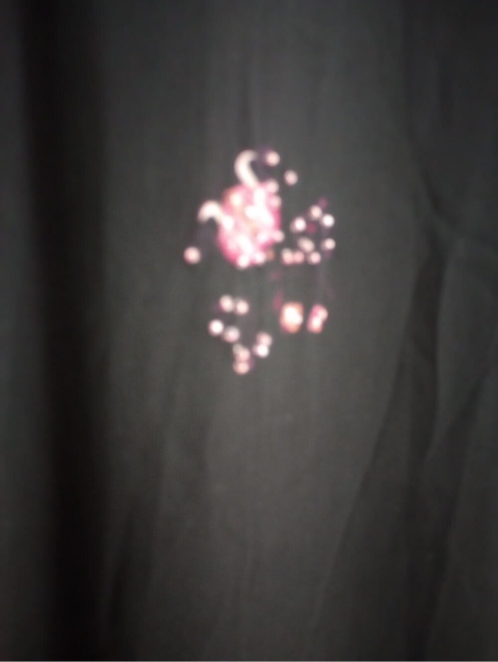 Vtg Y2K ICE Silk Dress Boho Chic Dress Beaded Fuscia Pink Black Lined Sz 8 - Picture 6 of 9